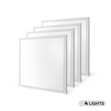 Led Flat Panel Light Tune, 2×2 and 2×4- 4 pack- Selectable 3K/3.5K/4K/5K,6.5K Dimmable Recessed Drop Ceiling Light, No Flicker, Easy to Install, Garage, Office, Residential, Warehouse.4 Pack