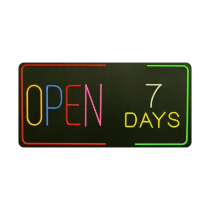 Neon Sign OPEN 7 DAYS
